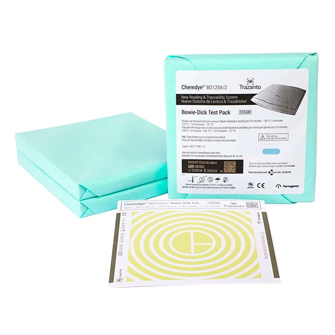 Paquete de Prueba BOWIE & DICK BD125X/1